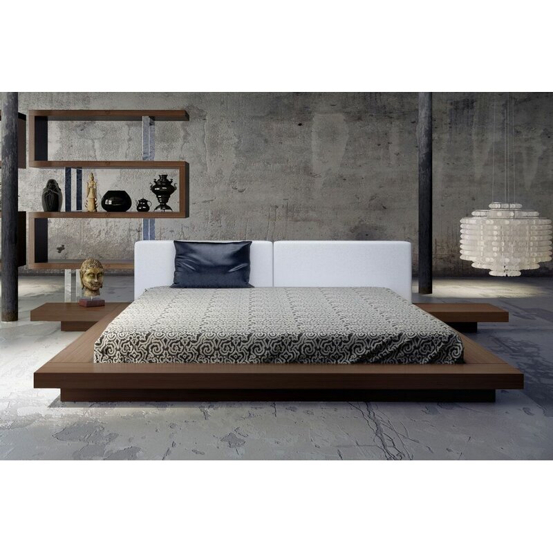 Modern Platform Beds Contemporary Bed Frames Top 10 Cluburb   Sloan Upholstered Platform Bed 